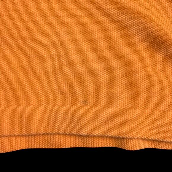 Polo Ralph Lauren Orange Custom Slim Fit Mesh Shirt SM Embroidered Triple-Pony - Picture 11 of 13